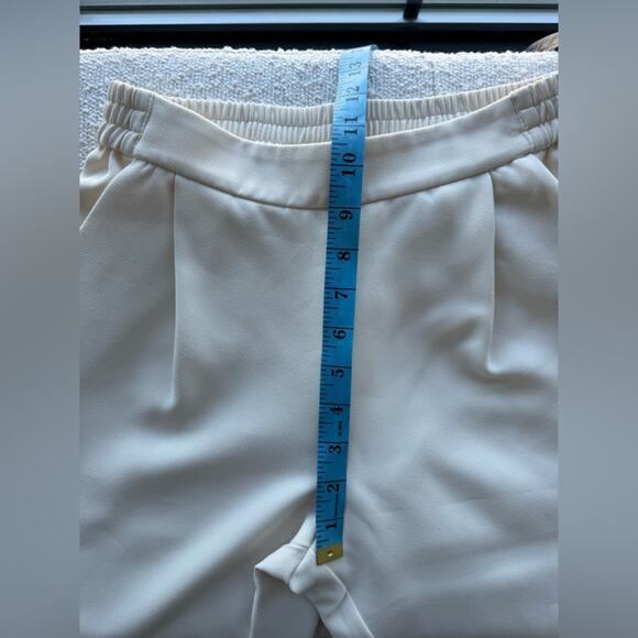 Current Air Cream Pleated Trousers Size XS - Picture 9 of 10